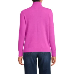 Kaschmir-Pullover mit Reißverschluss für Damen