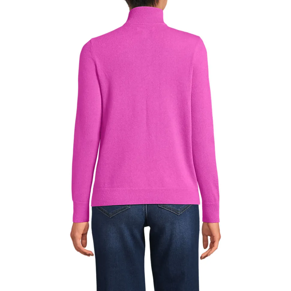 Kaschmir-Pullover mit Reißverschluss für Damen