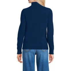Kaschmir-Pullover mit Reißverschluss für Damen