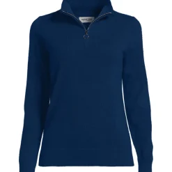 Kaschmir-Pullover mit Reißverschluss für Damen