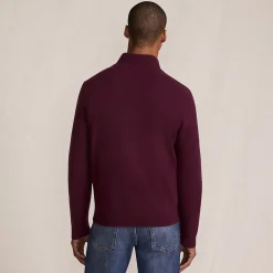 Kaschmir-Pullover mit Reißverschluss für Herren