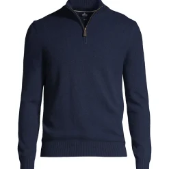 Kaschmir-Pullover mit Reißverschluss für Herren