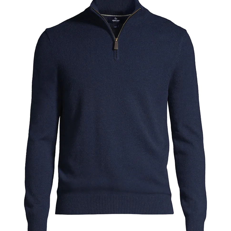 Kaschmir-Pullover mit Reißverschluss für Herren