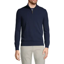 Kaschmir-Pullover mit Reißverschluss für Herren