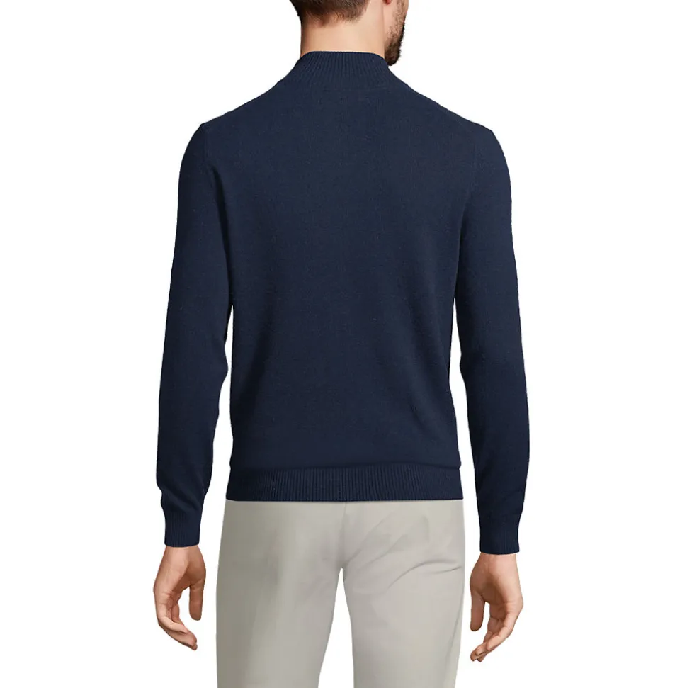 Kaschmir-Pullover mit Reißverschluss für Herren