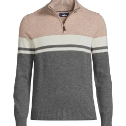 Kaschmir-Pullover mit Reißverschluss für Herren
