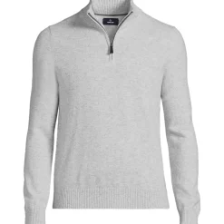 Kaschmir-Pullover mit Reißverschluss für Herren
