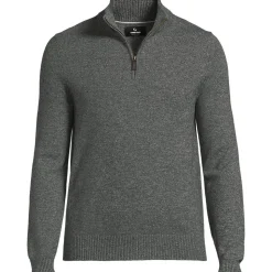 Kaschmir-Pullover mit Reißverschluss für Herren