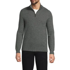Kaschmir-Pullover mit Reißverschluss für Herren