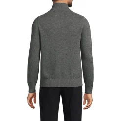 Kaschmir-Pullover mit Reißverschluss für Herren