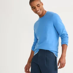 Kaschmirpullover mit rundem Ausschnitt für Herren