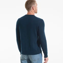 Kaschmirpullover mit V-Ausschnitt