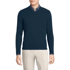 Kaschmirpullover mit V-Ausschnitt
