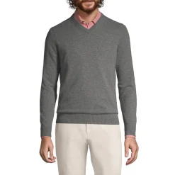 Kaschmirpullover mit V-Ausschnitt