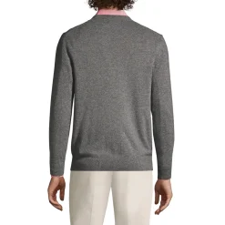 Kaschmirpullover mit V-Ausschnitt