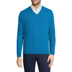 Kaschmirpullover mit V-Ausschnitt