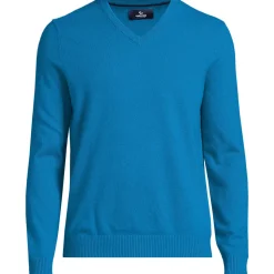 Kaschmirpullover mit V-Ausschnitt