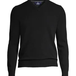 Kaschmirpullover mit V-Ausschnitt
