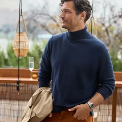 Kaschmir-Rollkragenpullover für Herren
