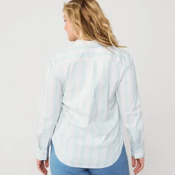 Kühlende Langarm-Hemdbluse für Damen