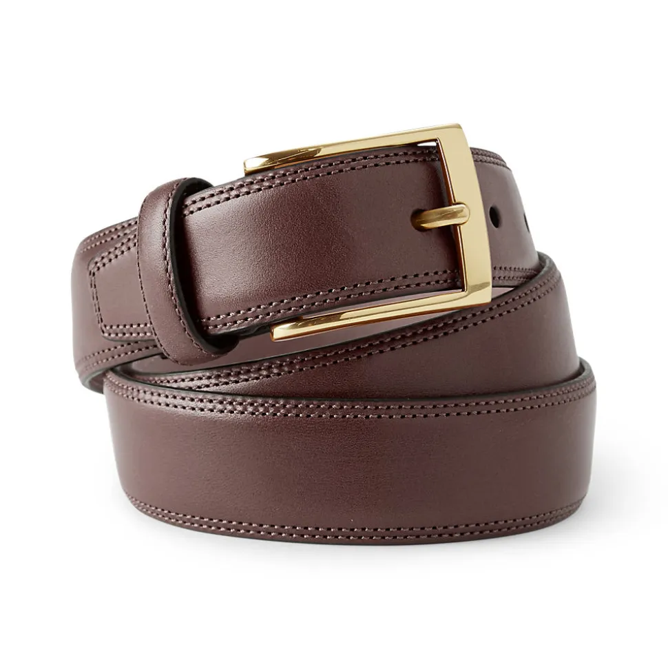 Klassischer Gürtel aus Handschuh-Leder für Herren