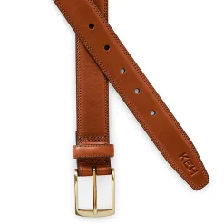 Klassischer Gürtel aus Handschuh-Leder für Herren