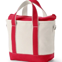 Kleine Canvastasche mit Zipper für Damen
