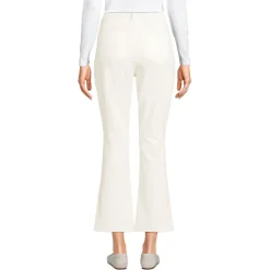 Knöchellange Feincord-Schlaghose High Waist für Damen