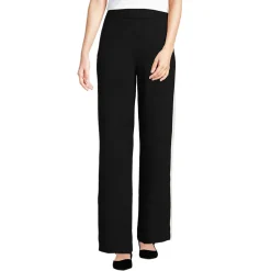 Knöchellange Feinstrick-Hose mit weitem Bein für Damen