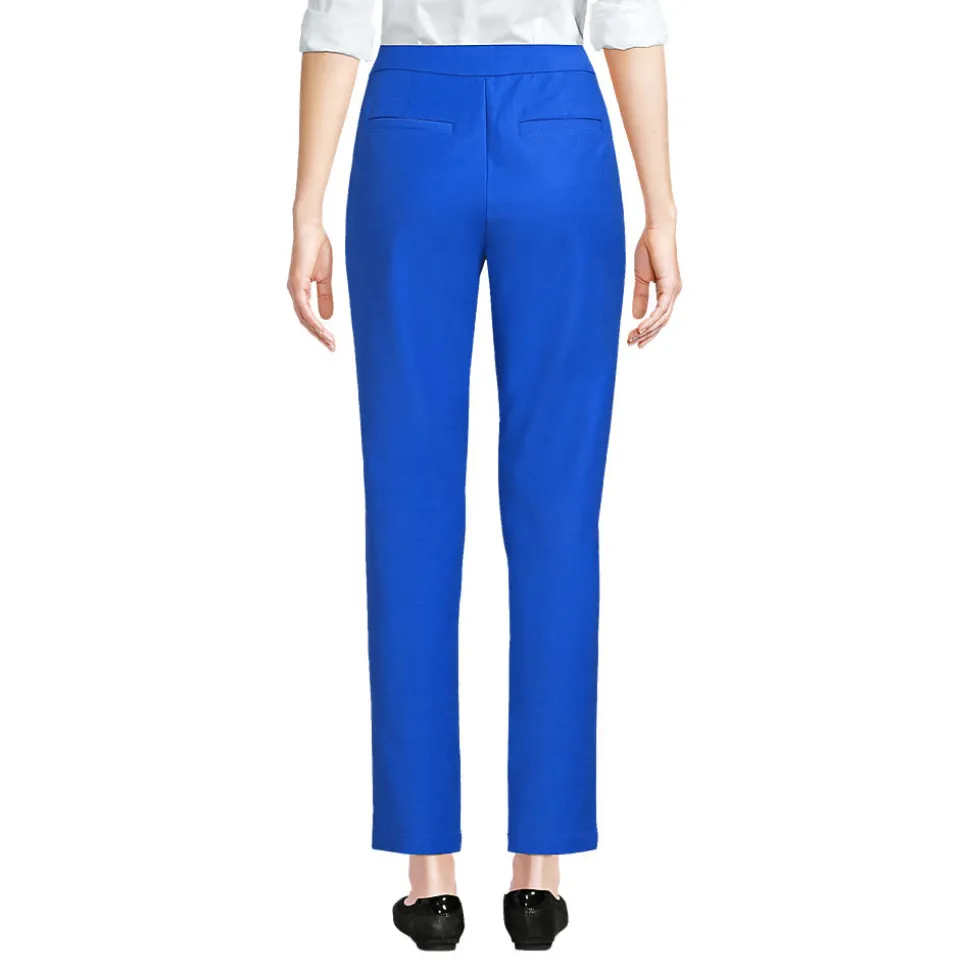 Knöchellange High Waist Hose für Damen