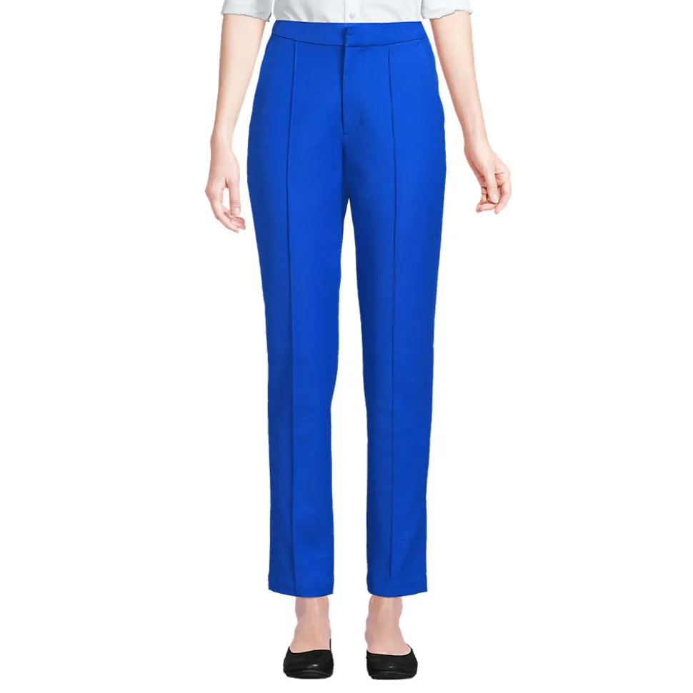 Knöchellange High Waist Hose für Damen