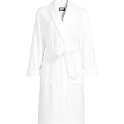 Knielanger Bademantel aus Baumwoll-Frottee für Damen