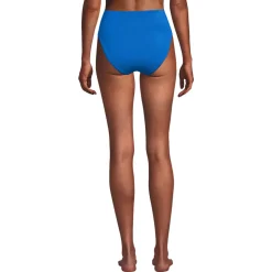 Komfort-Bikinihose mit hohem Beinausschnitt, High Waist für Damen