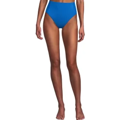 Komfort-Bikinihose mit hohem Beinausschnitt, High Waist für Damen