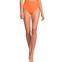 Komfort-Bikinihose mit hohem Beinausschnitt, High Waist für Damen