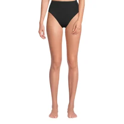 Komfort-Bikinihose mit hohem Beinausschnitt, High Waist für Damen