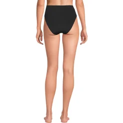 Komfort-Bikinihose mit hohem Beinausschnitt, High Waist für Damen