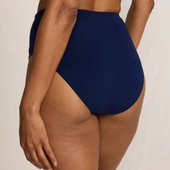 Komfort-Bikinihose mit hohem Beinausschnitt, High Waist für Damen