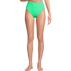 Komfort-Bikinihose mit hohem Beinausschnitt, High Waist für Damen