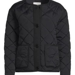 Kragenlose FeatherFree Steppjacke für Damen