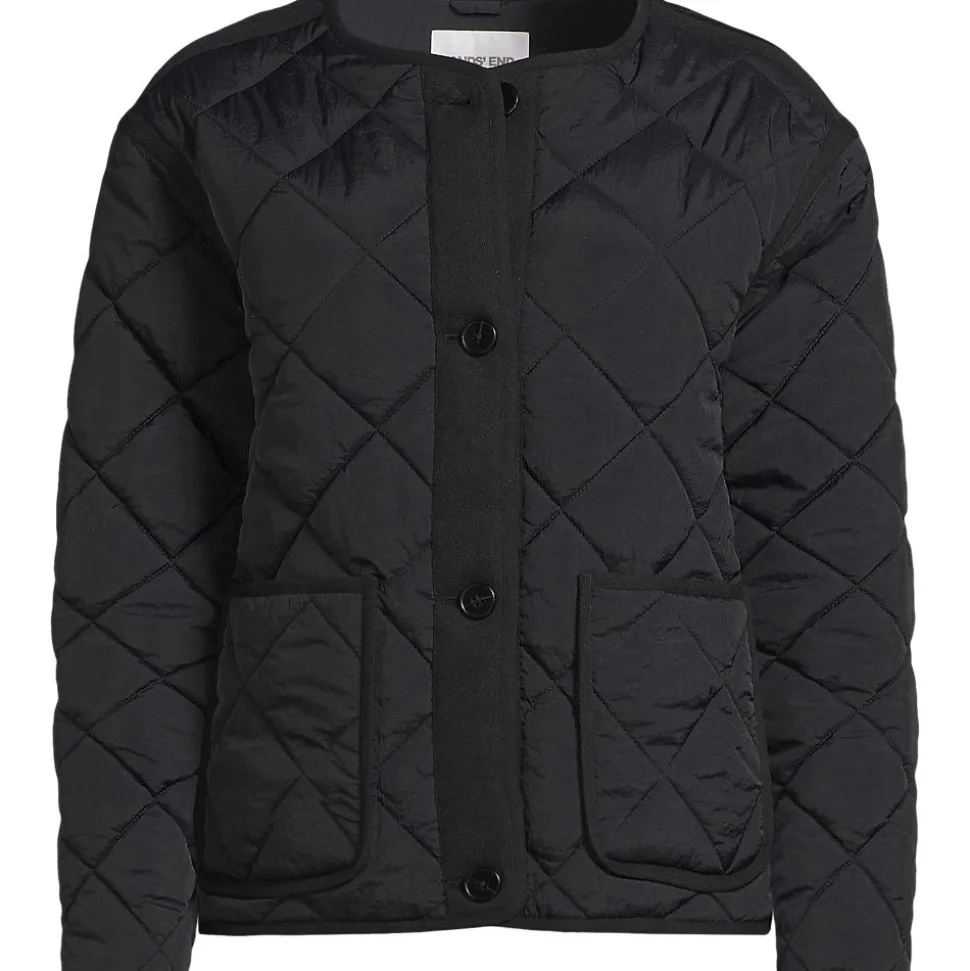 Kragenlose FeatherFree Steppjacke für Damen