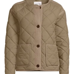 Kragenlose FeatherFree Steppjacke für Damen