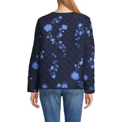 Kragenlose FEATHERFREE Wende-Steppjacke Gemustert für Damen