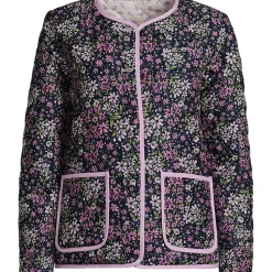 Kragenlose FEATHERFREE Wende-Steppjacke Gemustert für Damen