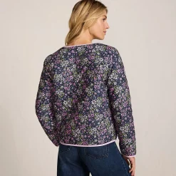 Kragenlose FEATHERFREE Wende-Steppjacke Gemustert für Damen