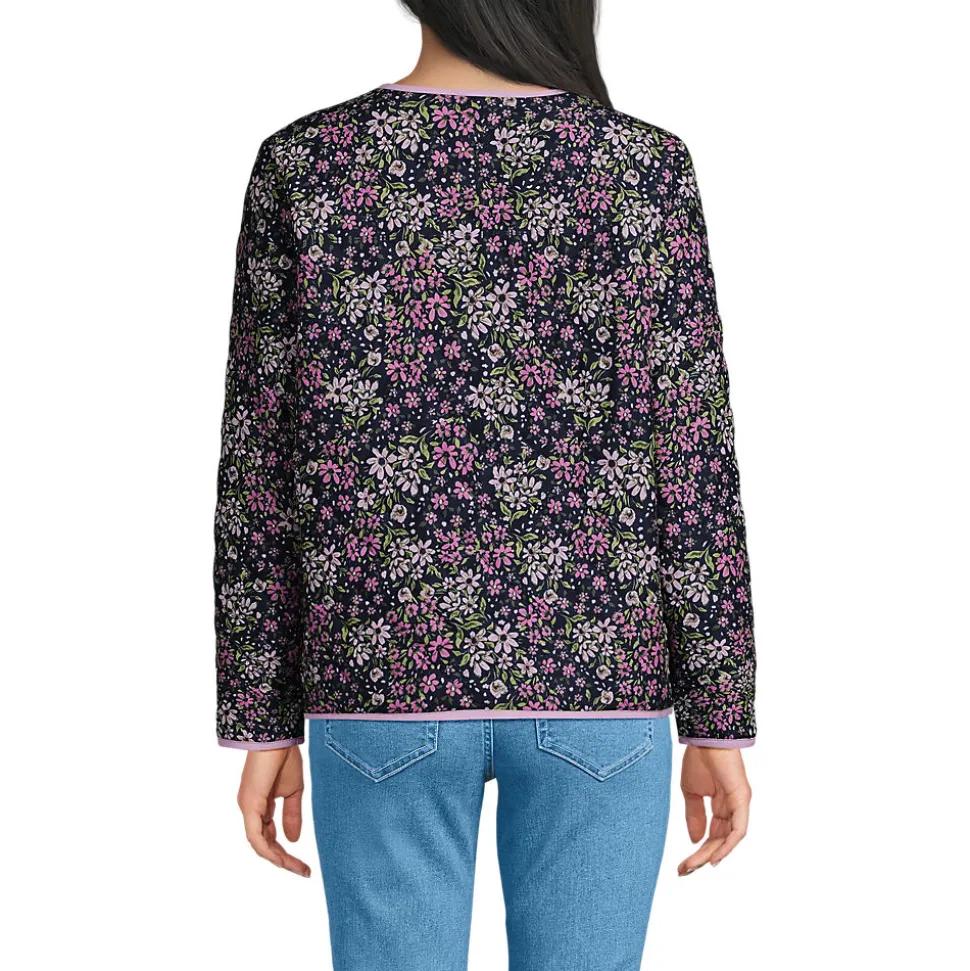 Kragenlose FEATHERFREE Wende-Steppjacke Gemustert für Damen