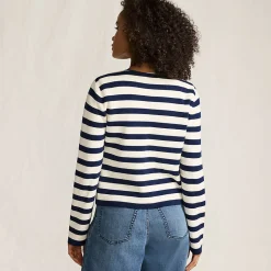 Kragenloser Feinstrick-Blazer für Damen