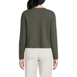 Kragenloser Feinstrick-Blazer für Damen