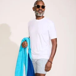 Kurzarm-Badeshirt für Herren