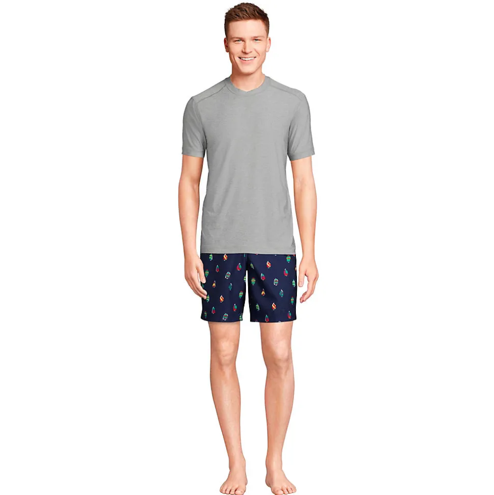 Kurzarm-Badeshirt für Herren